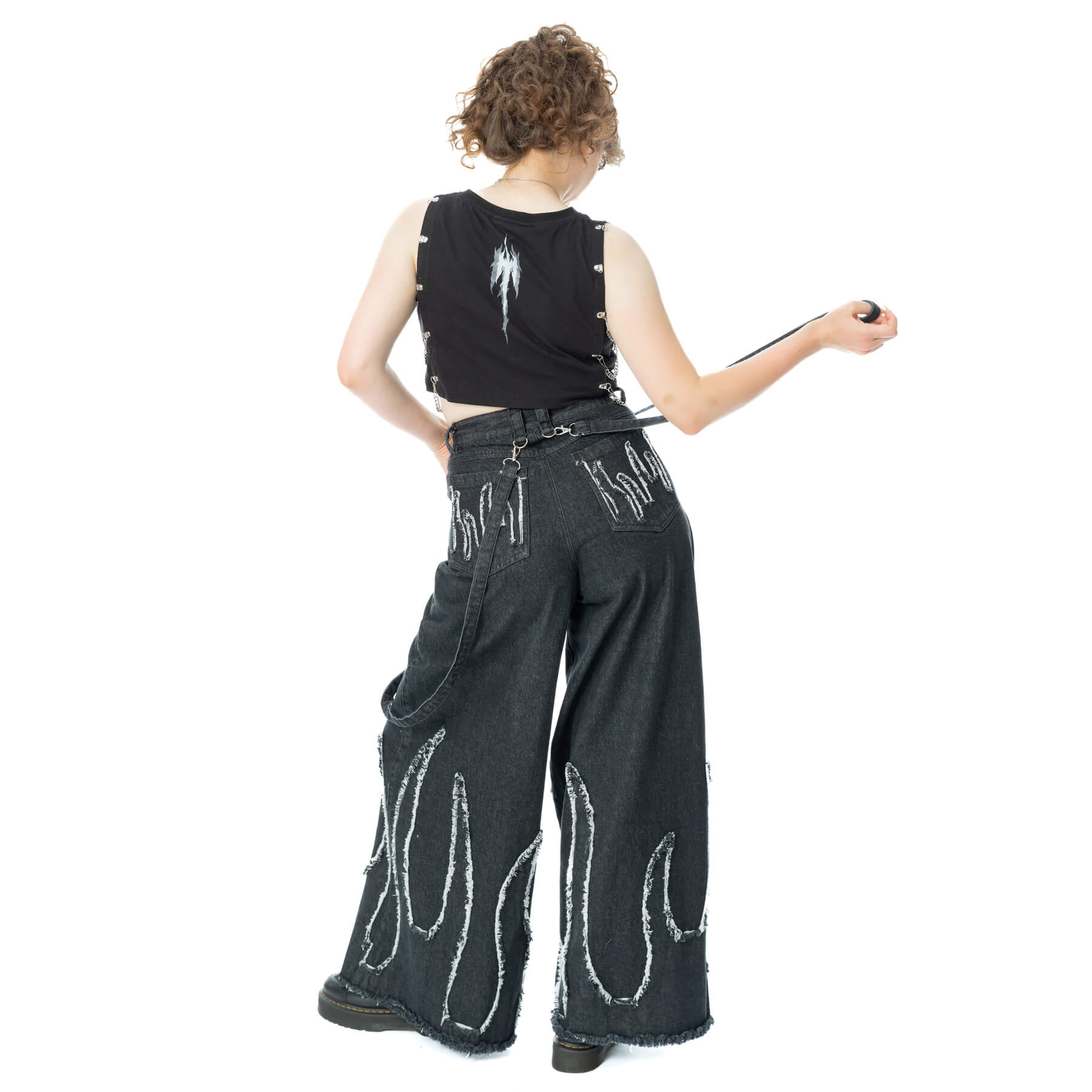 ABLAZE JEANS – BLACK STONEWASH