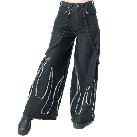 ABLAZE JEANS – BLACK STONEWASH ABLAZE JEANS – BLACK STONEWASH