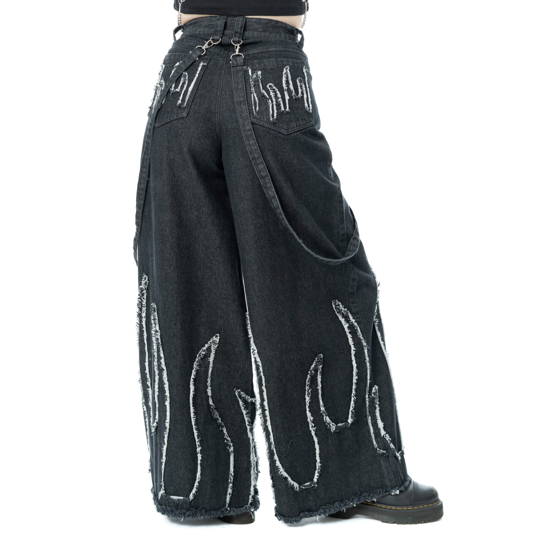 ABLAZE JEANS – BLACK STONEWASH