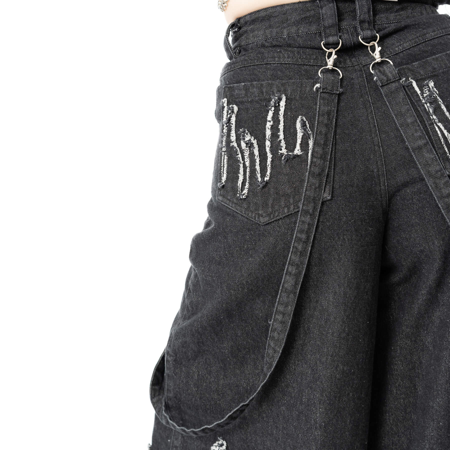 ABLAZE JEANS – BLACK STONEWASH