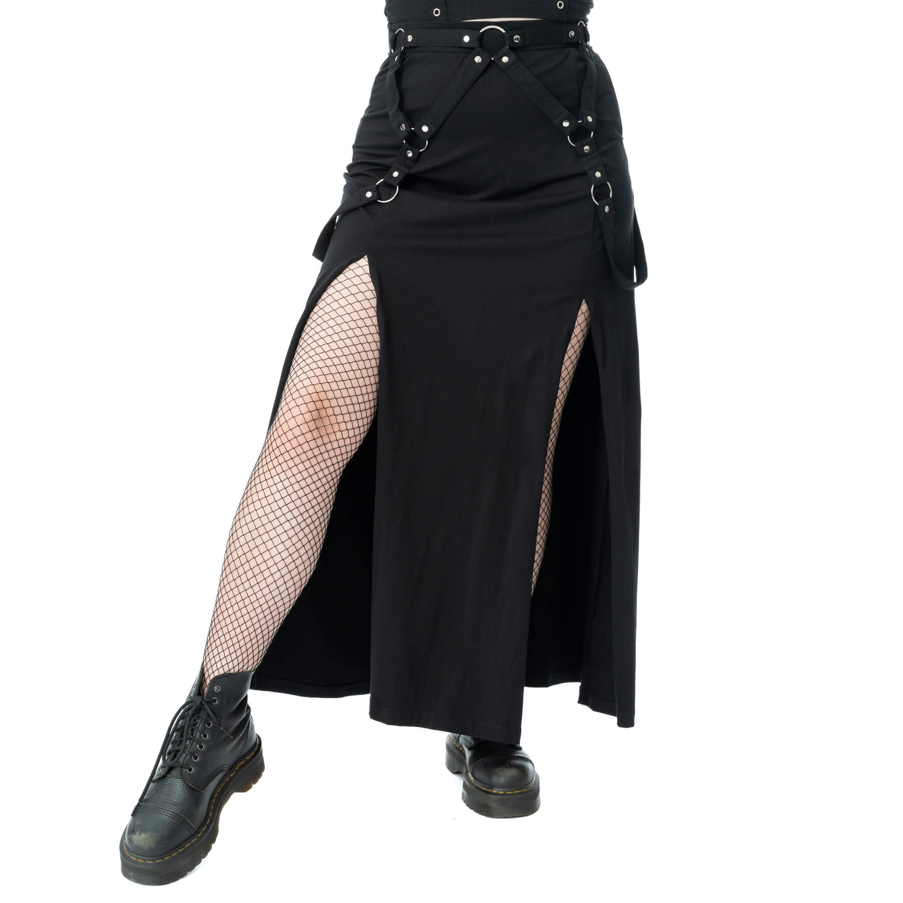 AMARANTH MAXI SKIRT – BLACK