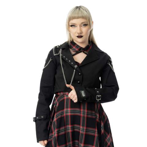 CERISE JACKET – BLACK/BLACK CHECK CERISE JACKET – BLACK/BLACK CHECK