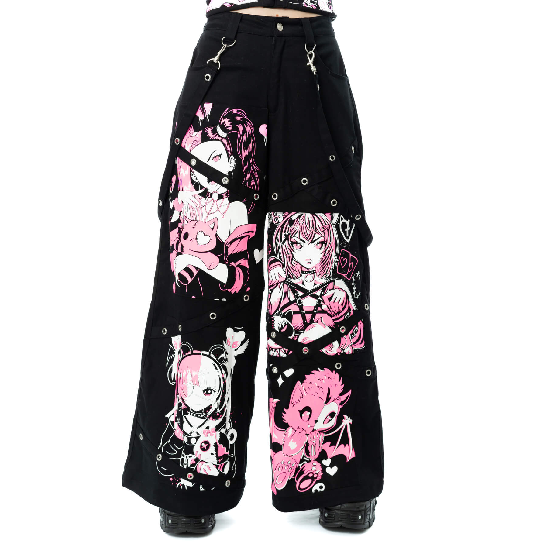 DOLLHOUSE DETENTION PANTS – BLACK