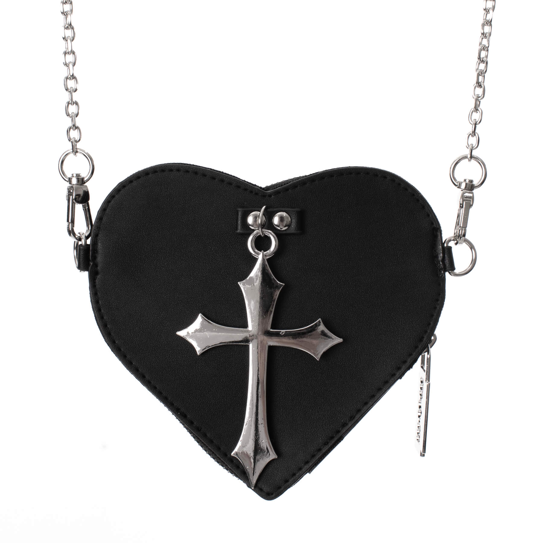 FAITHLESS HEART COIN PURSE – BLACK