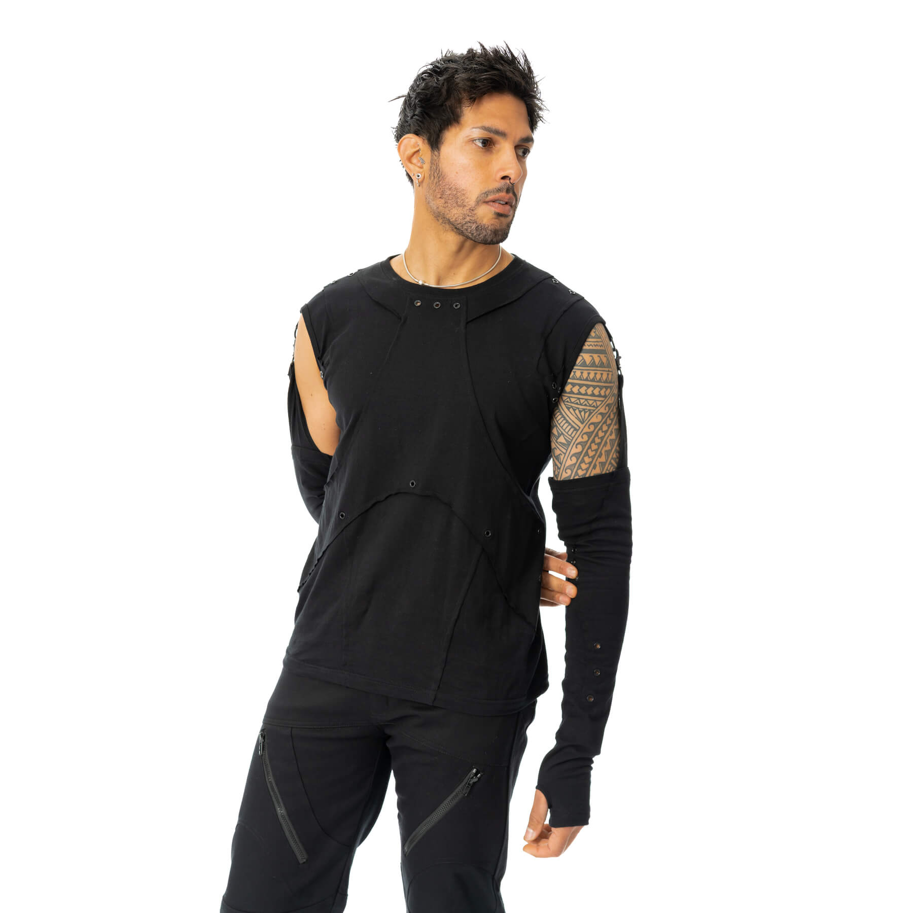 GLOOMTEK TOP – BLACK