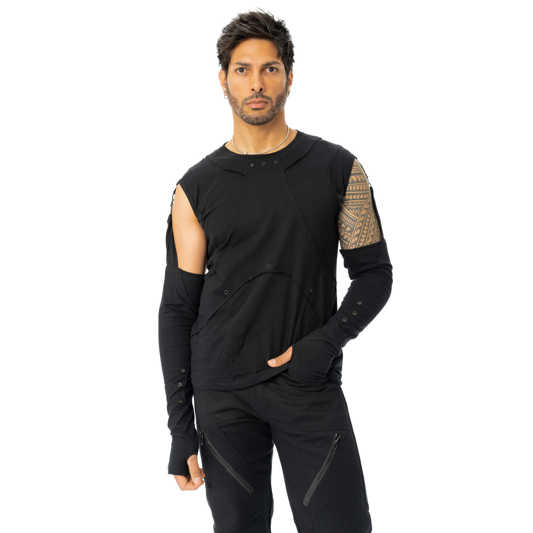 GLOOMTEK TOP – BLACK