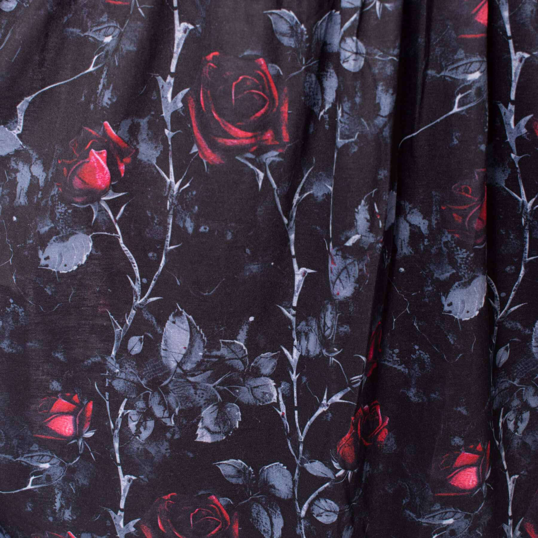 GRAVEYARD BLOOM DRESS – BLACK