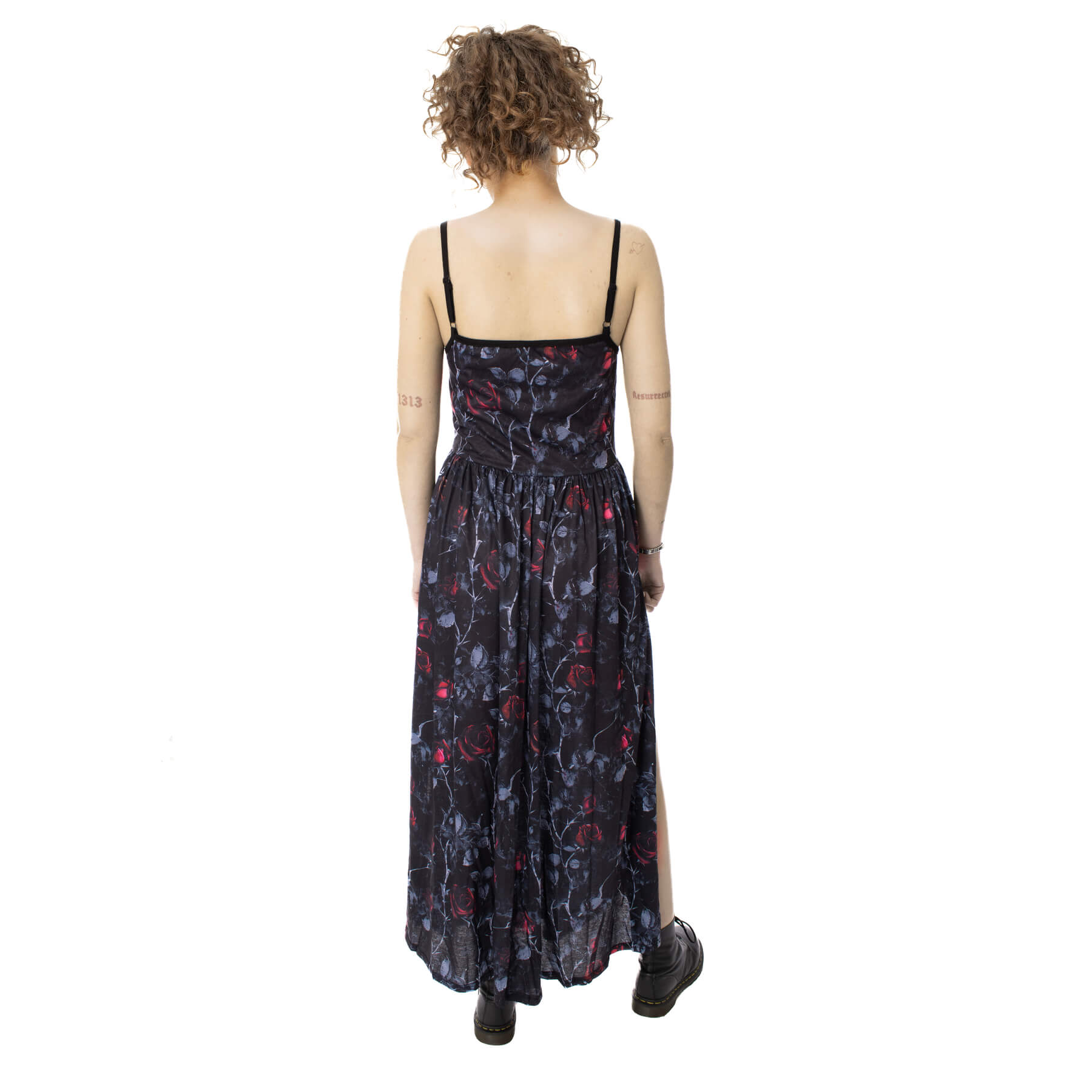 GRAVEYARD BLOOM DRESS – BLACK