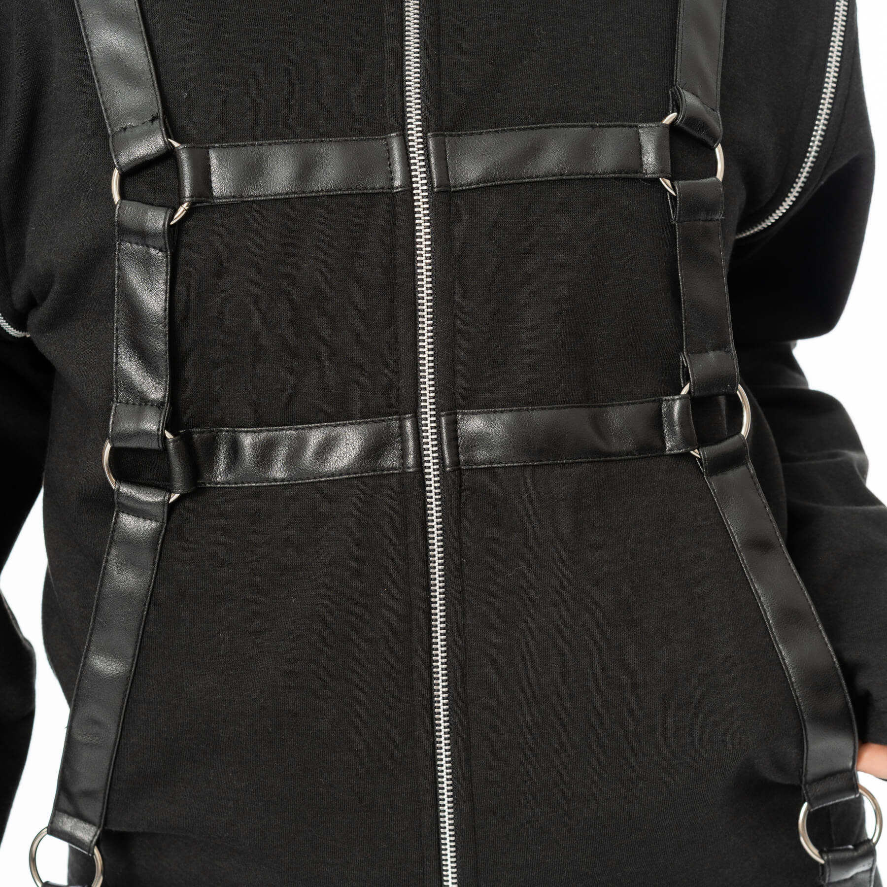 GRIM BUNNY HOOD – BLACK