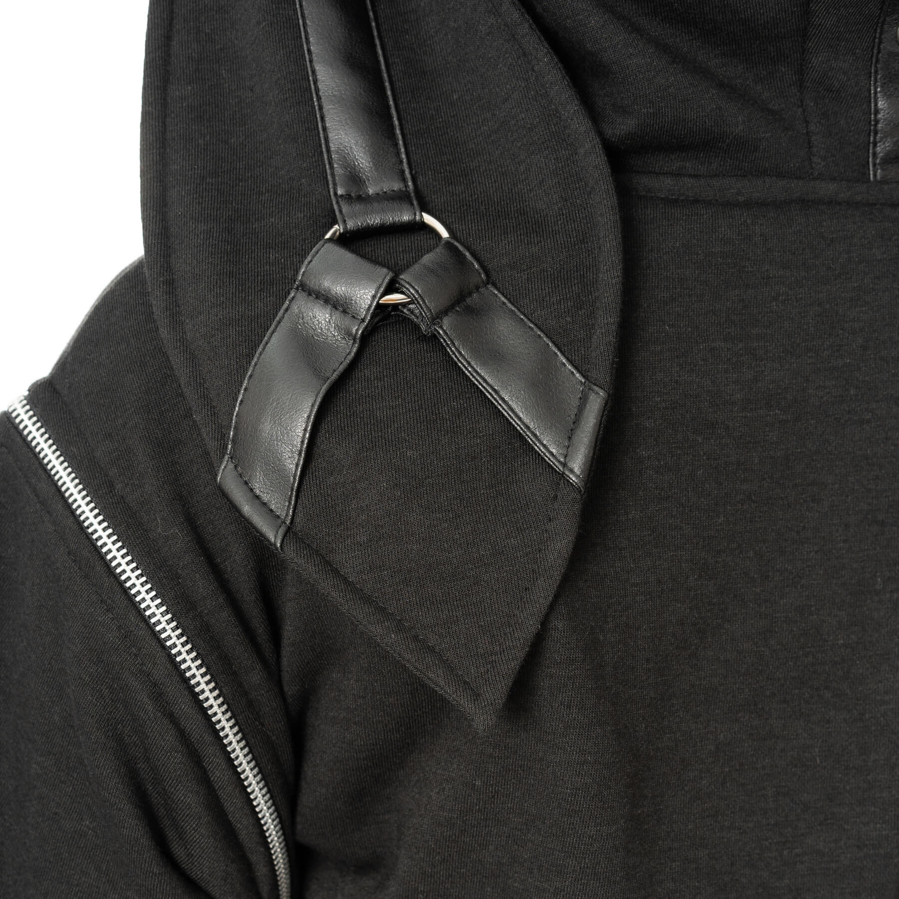 GRIM BUNNY HOOD – BLACK