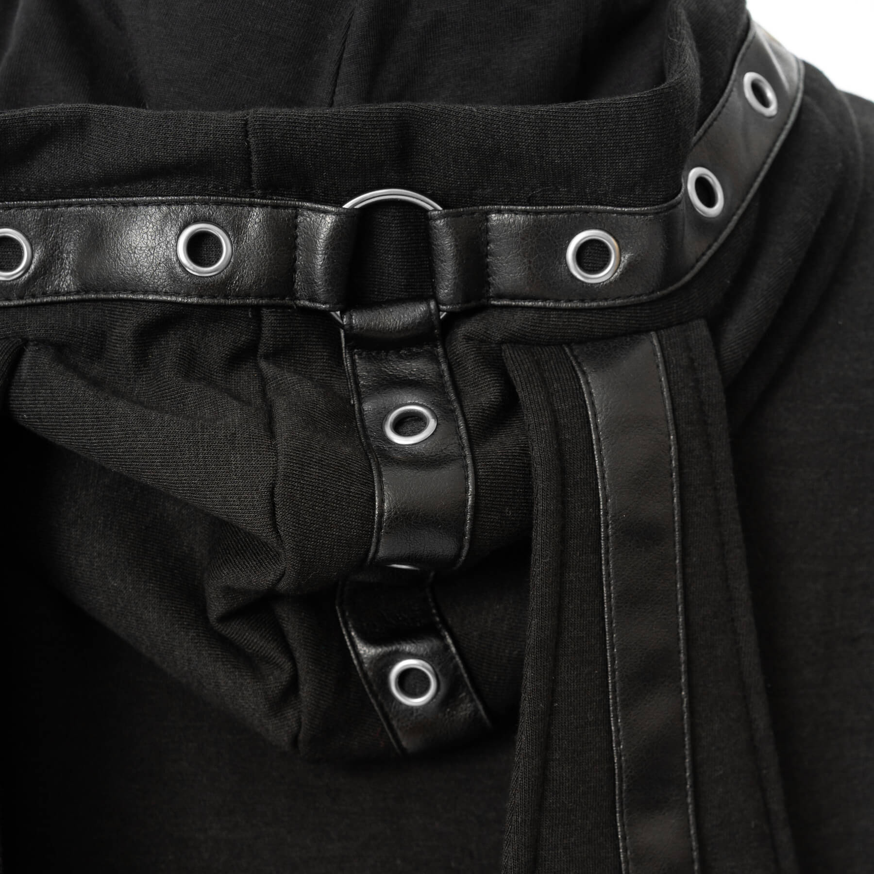 GRIM BUNNY HOOD – BLACK