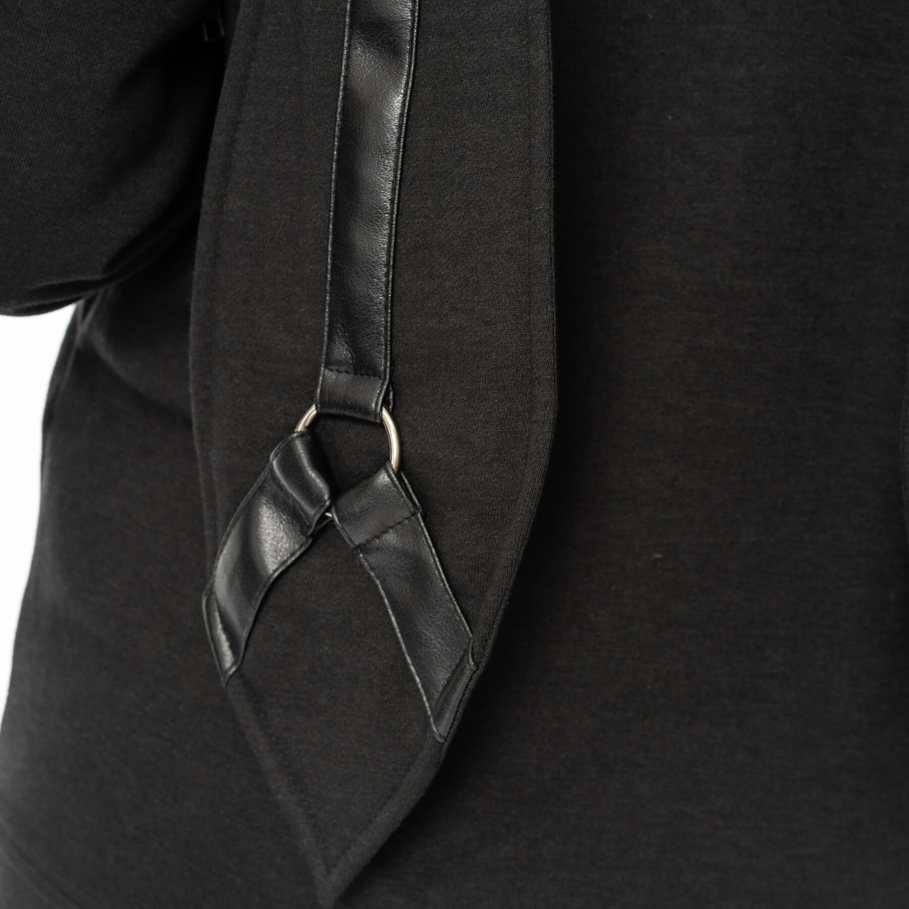 GRIM BUNNY HOOD – BLACK