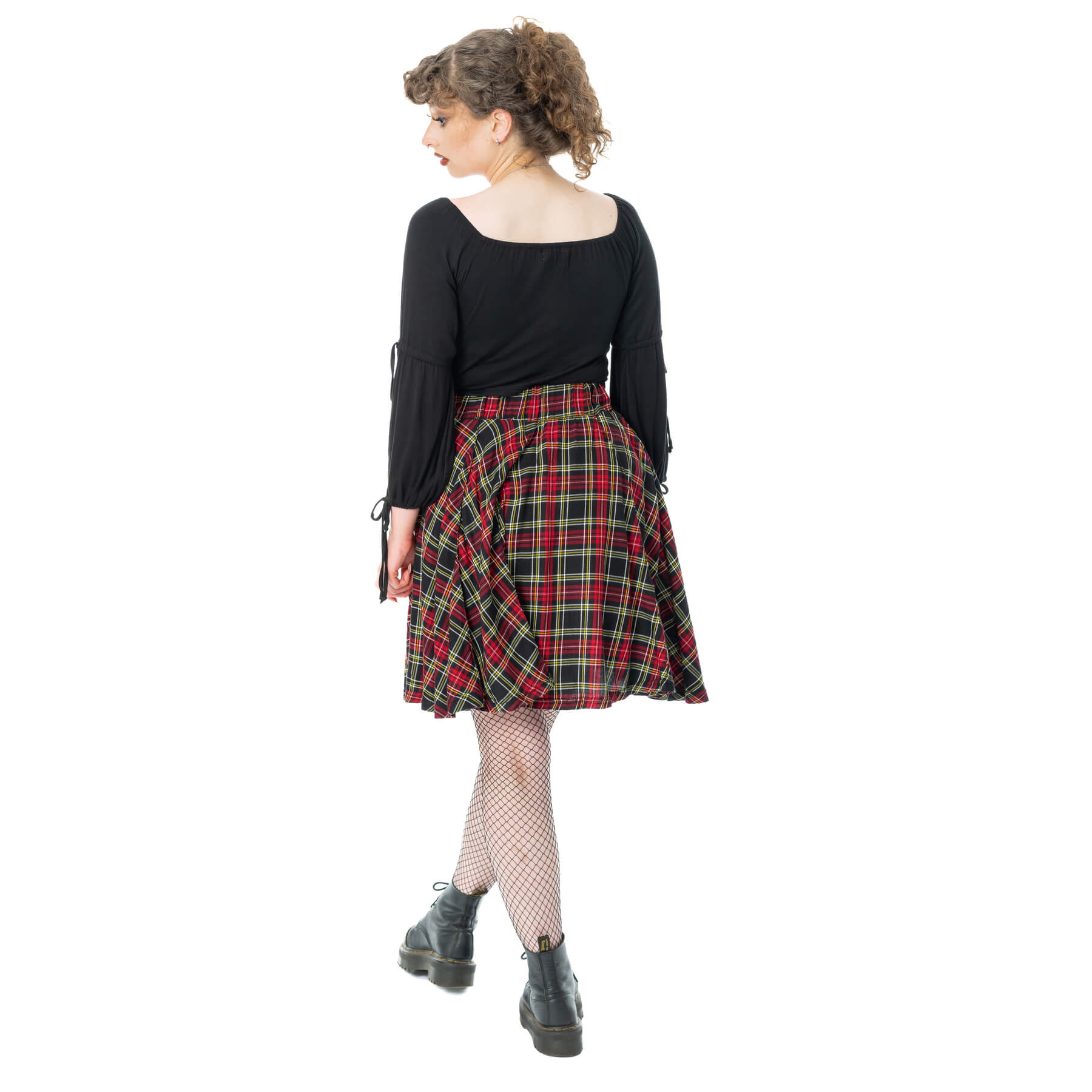 HELENI SKIRT – BLACK CHECK