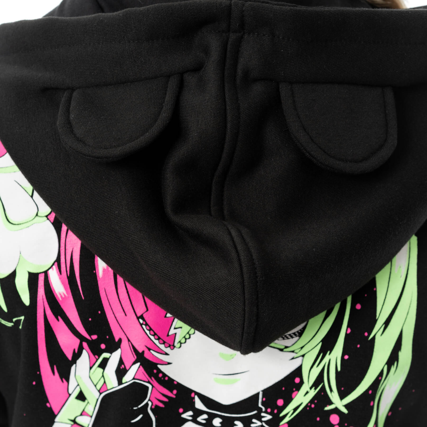 HEX BEAR VARSITY JACKET – BLACK