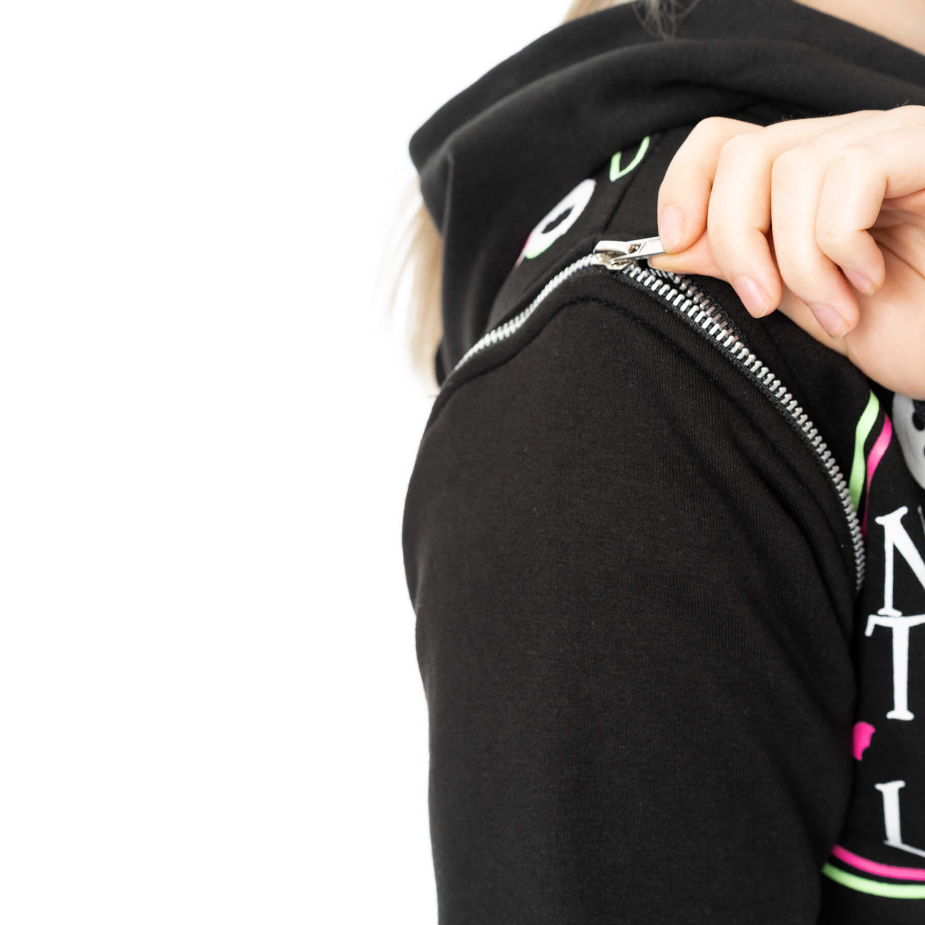 HEX BEAR VARSITY JACKET – BLACK