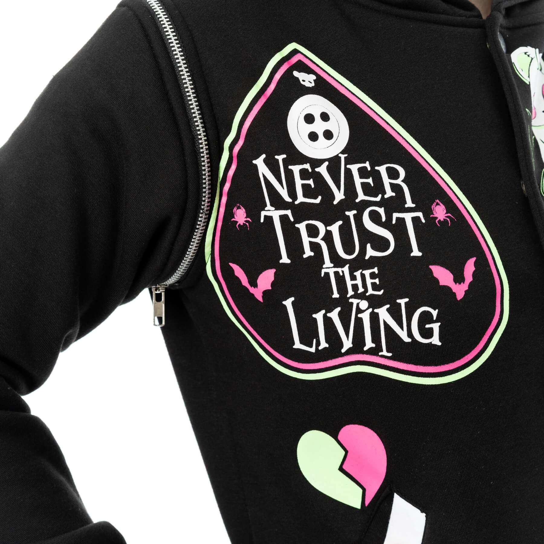 HEX BEAR VARSITY JACKET – BLACK