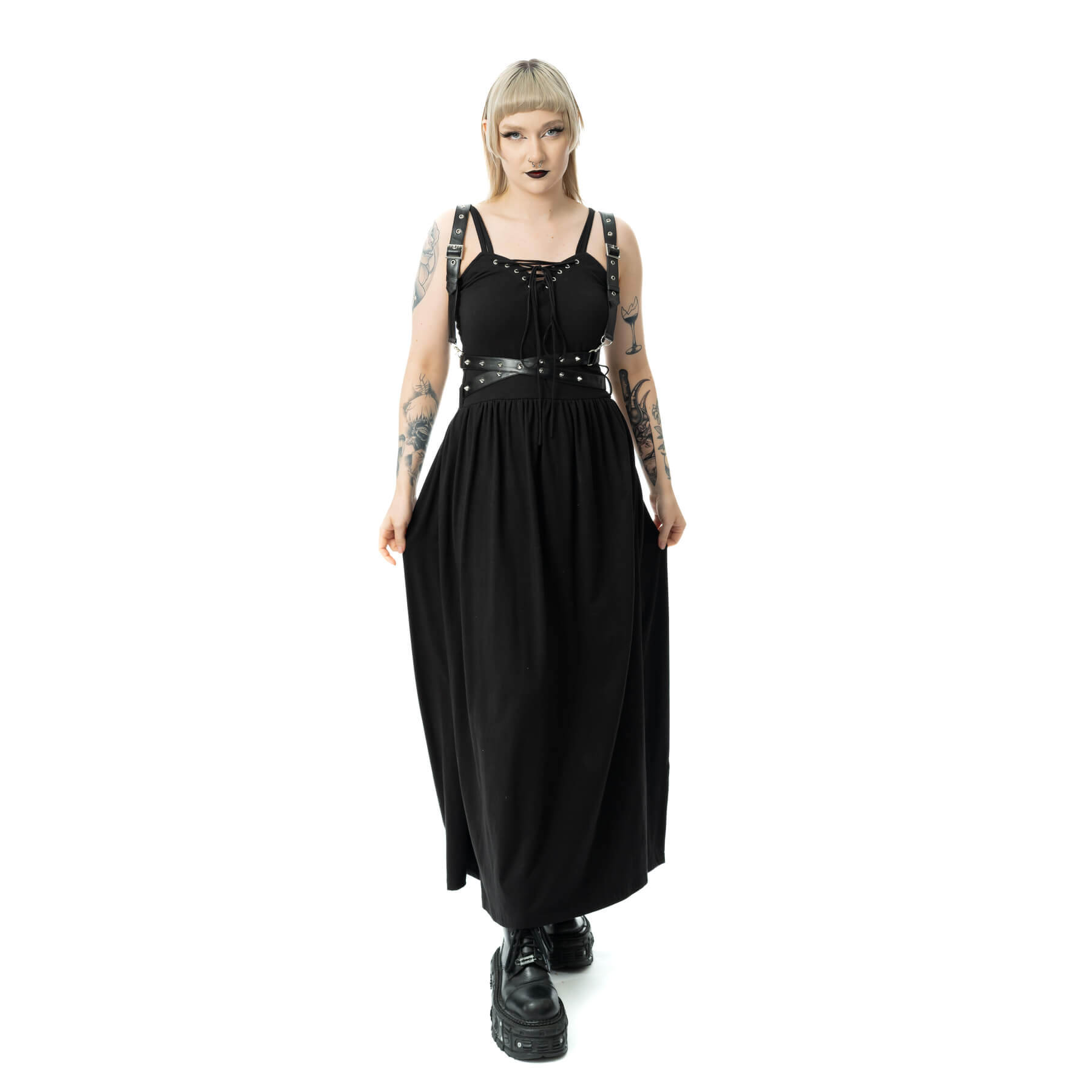 JUNIA MAXI DRESS – BLACK