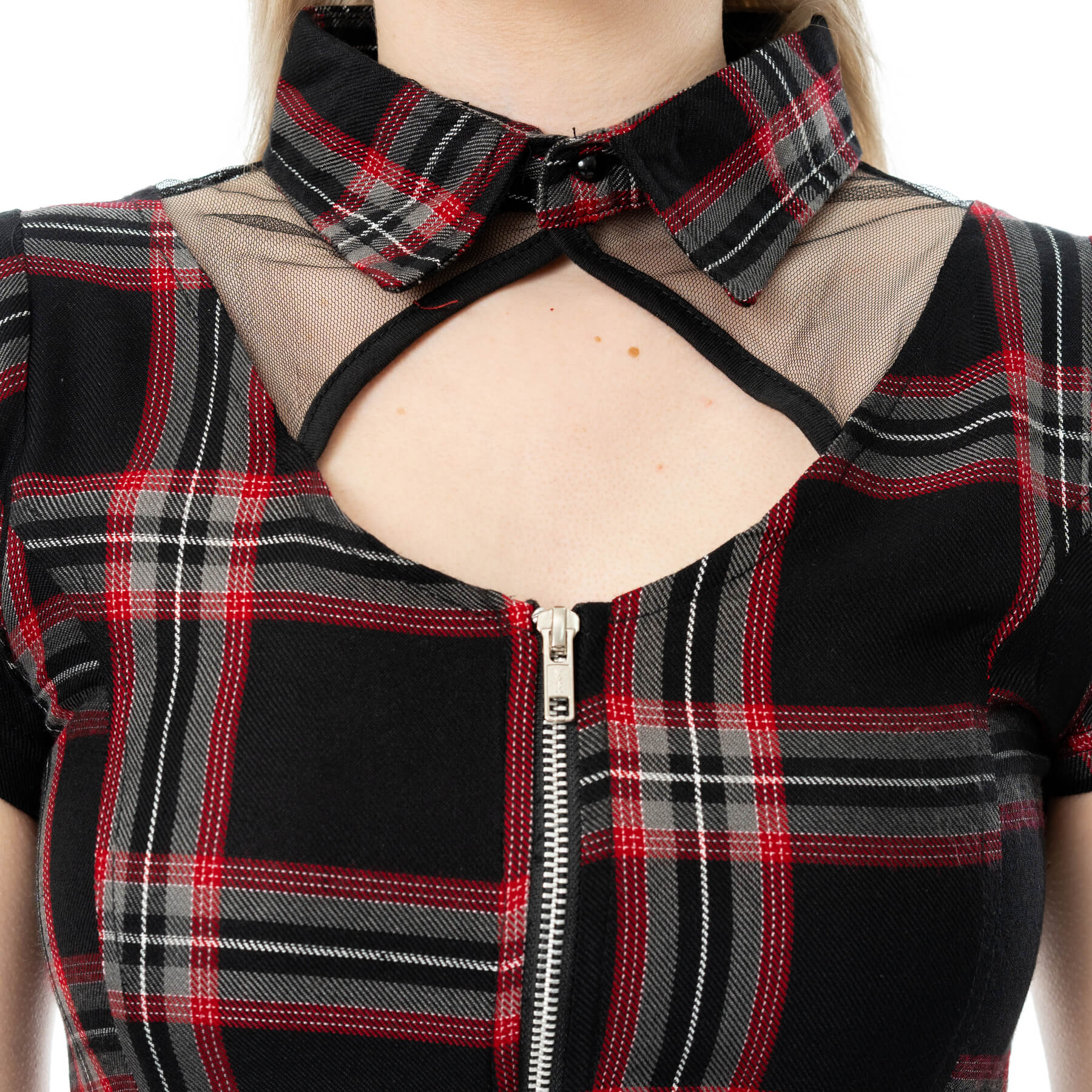 PHANTOM HIGHLANDER DRESS – BLACK TARTAN