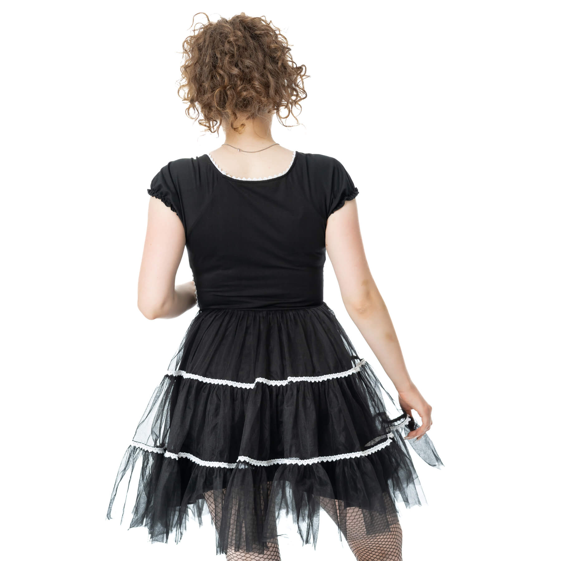 PHANTOM WALTZ DRESS – BLACK/WHITE