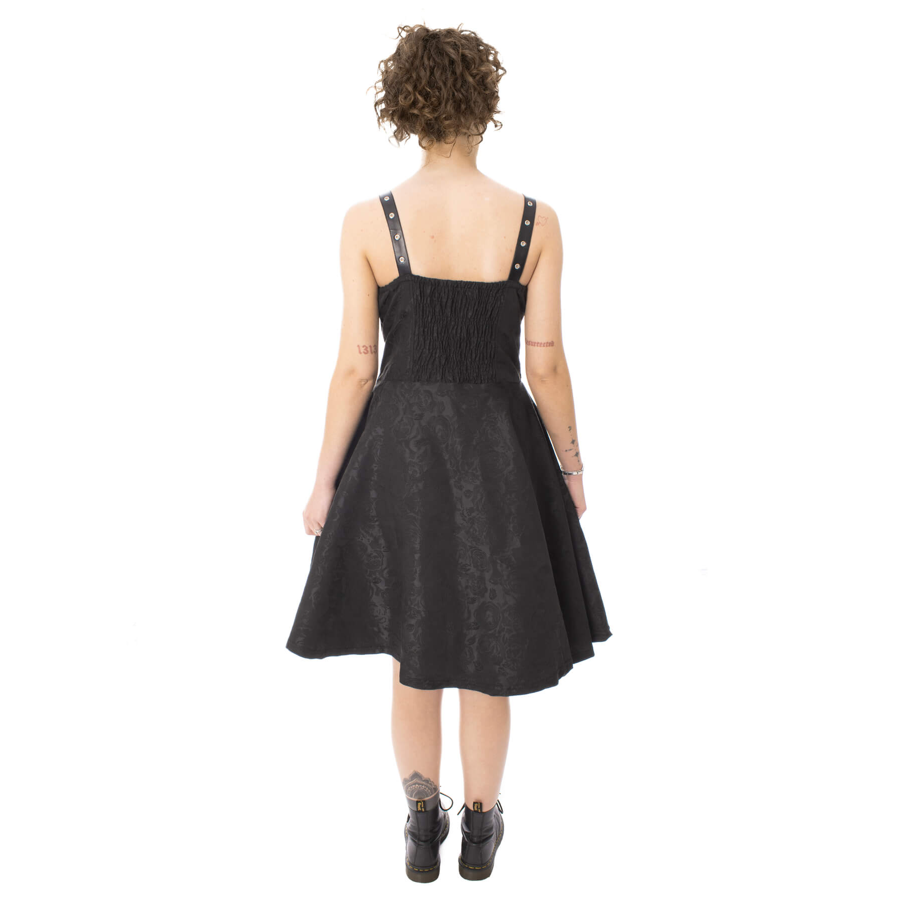 RAVENS ROSE DRESS – BLACK