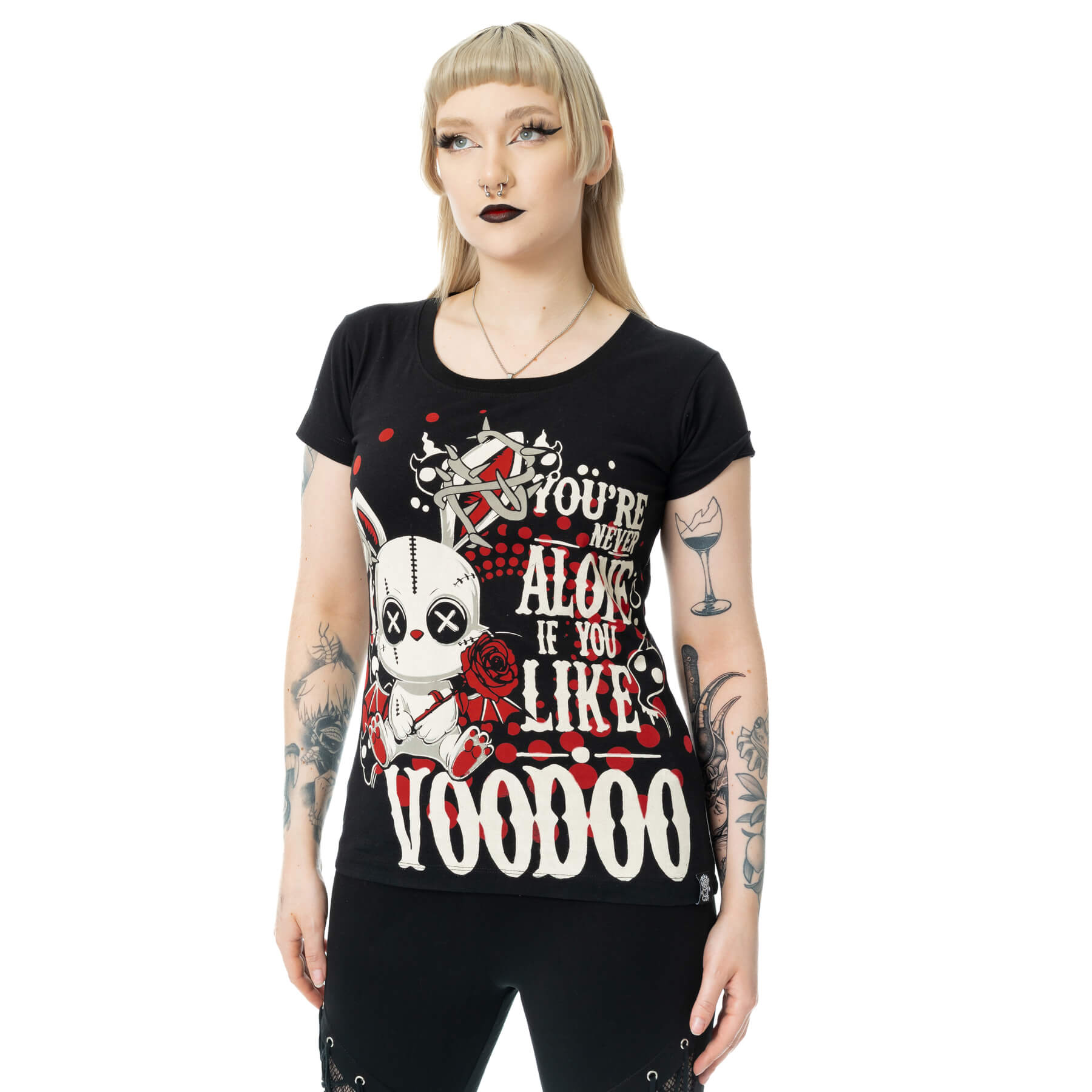 RITUAL BUNNY T SHIRT – BLACK
