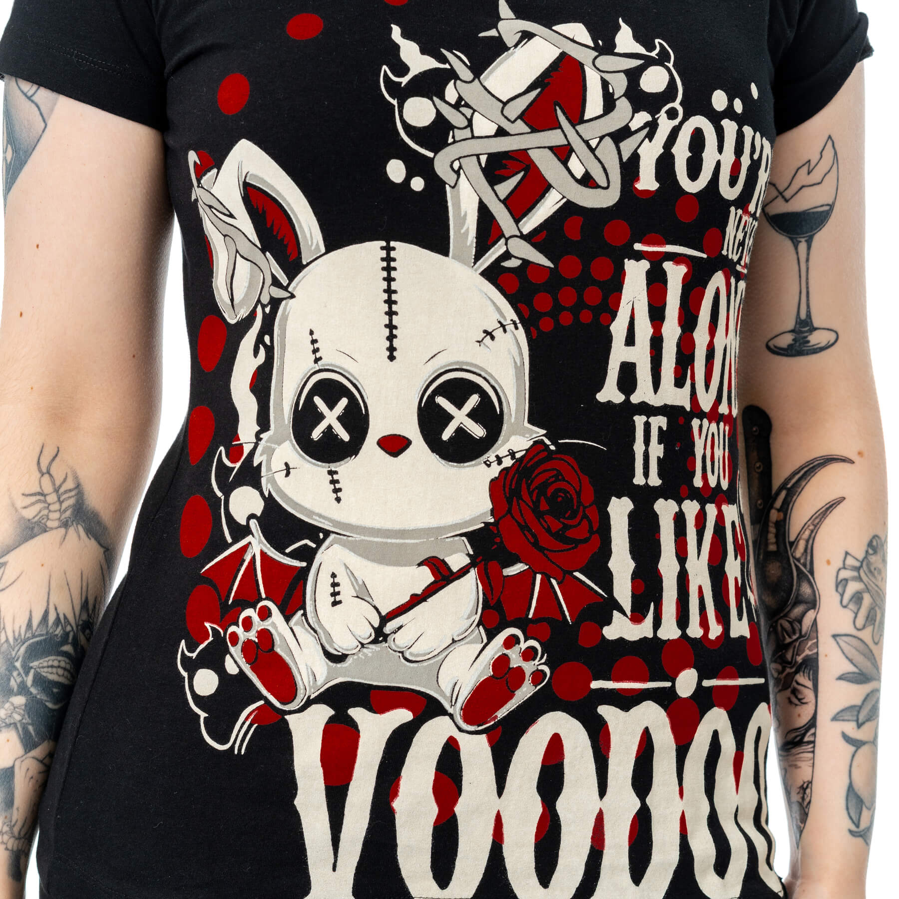 RITUAL BUNNY T SHIRT – BLACK