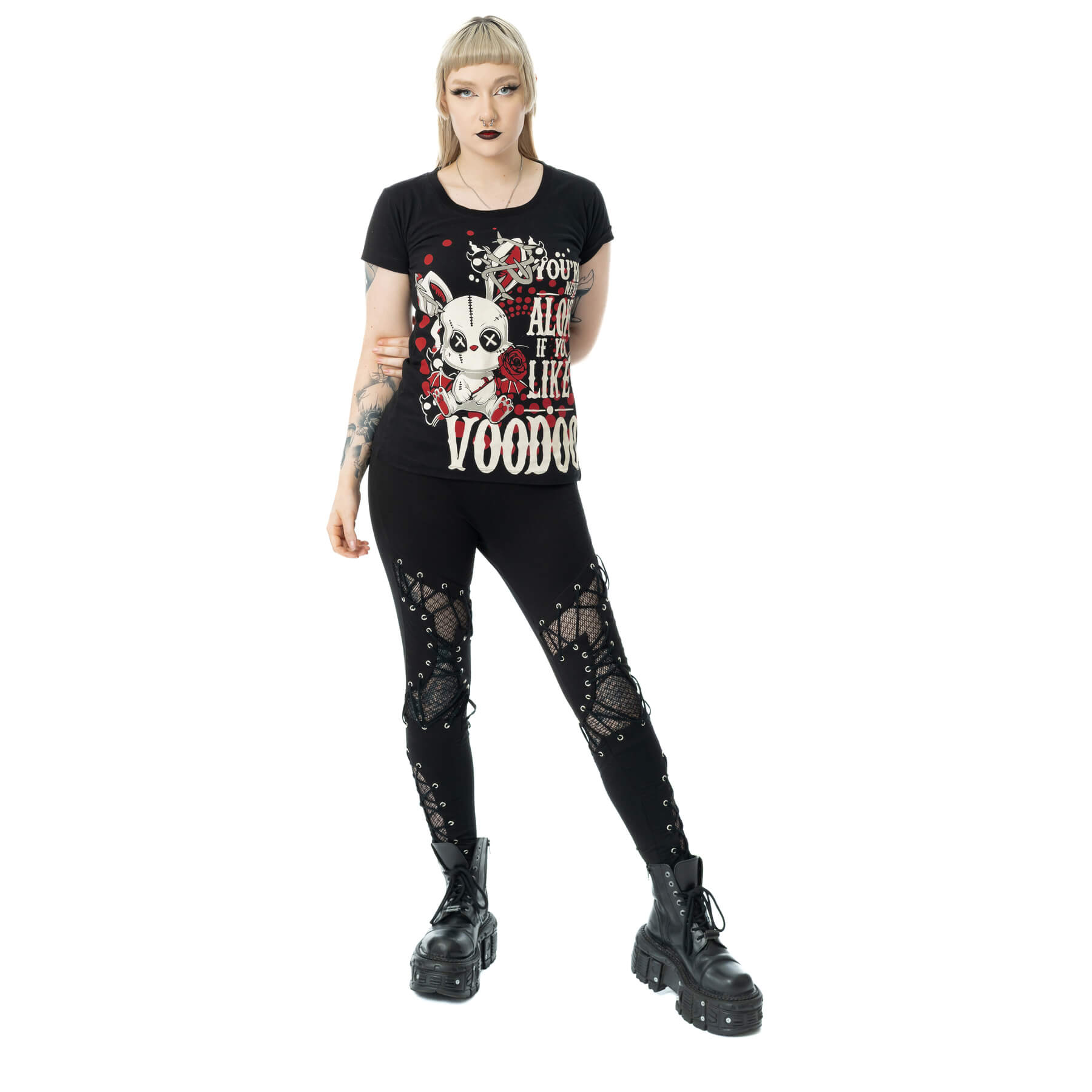 RITUAL BUNNY T SHIRT – BLACK