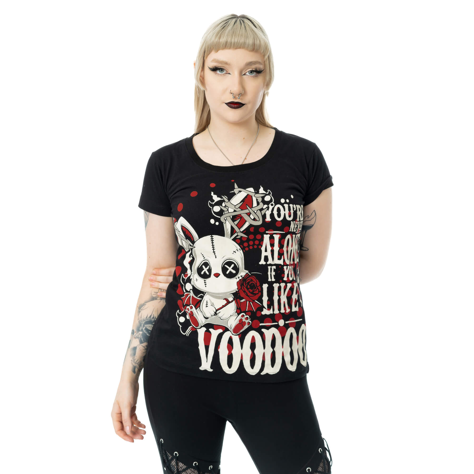 RITUAL BUNNY T SHIRT – BLACK