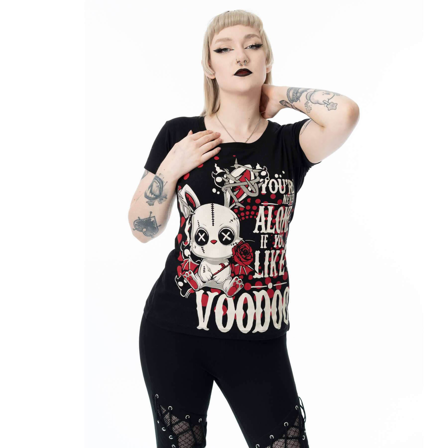 RITUAL BUNNY T SHIRT – BLACK