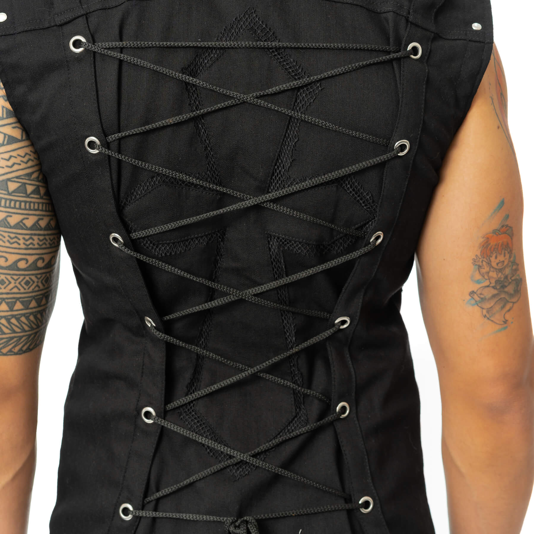 SANCTIFIED SINS VEST – BLACK