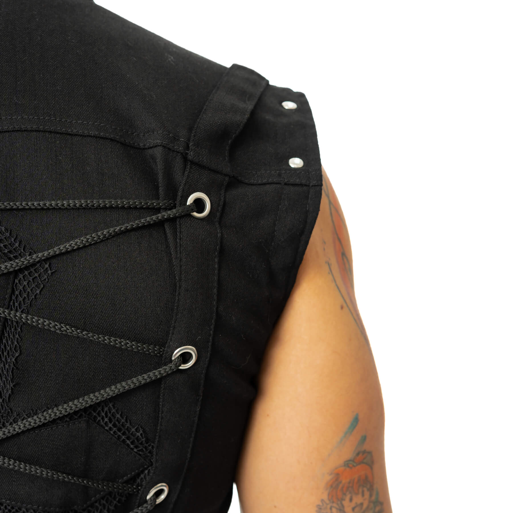 SANCTIFIED SINS VEST – BLACK
