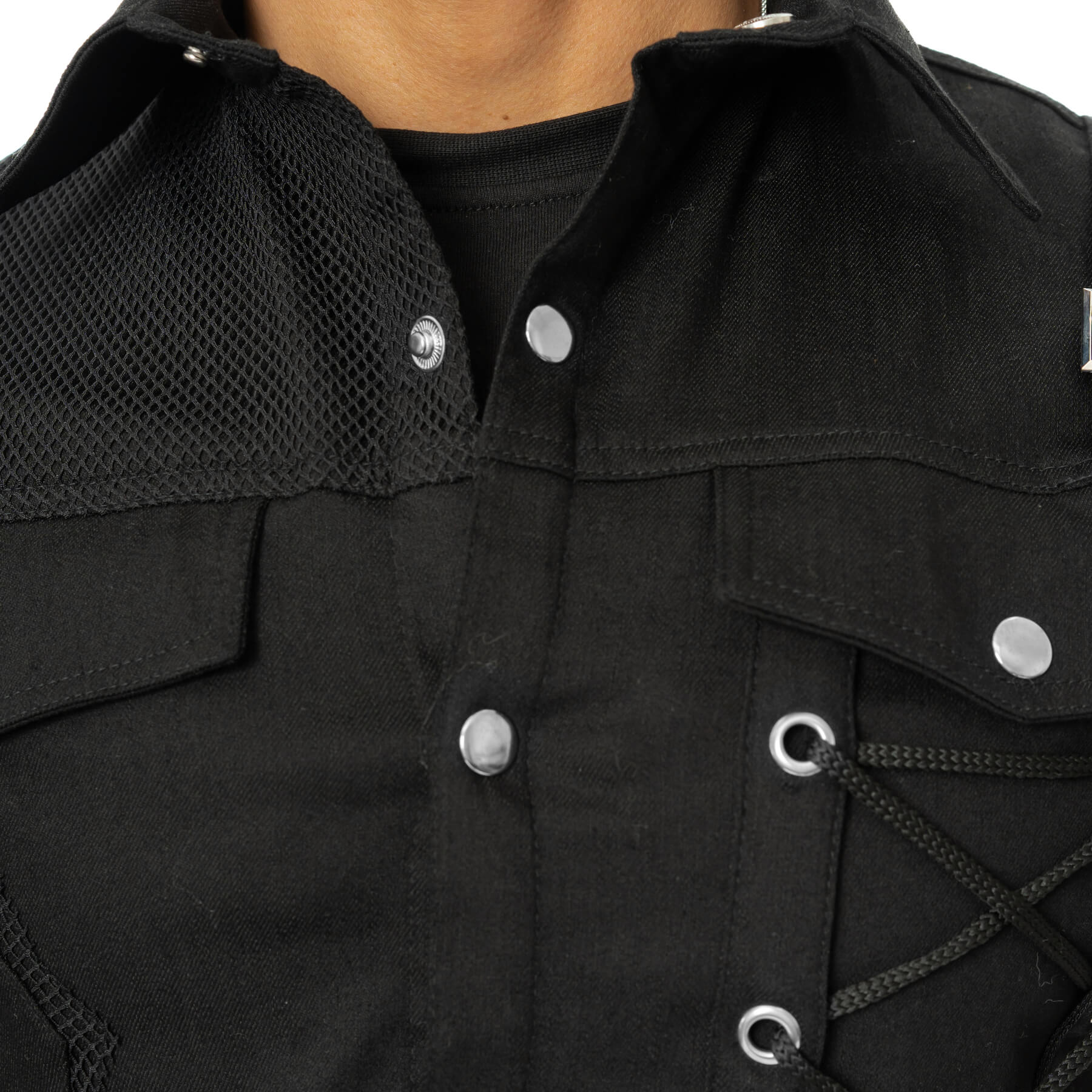 SANCTIFIED SINS VEST – BLACK