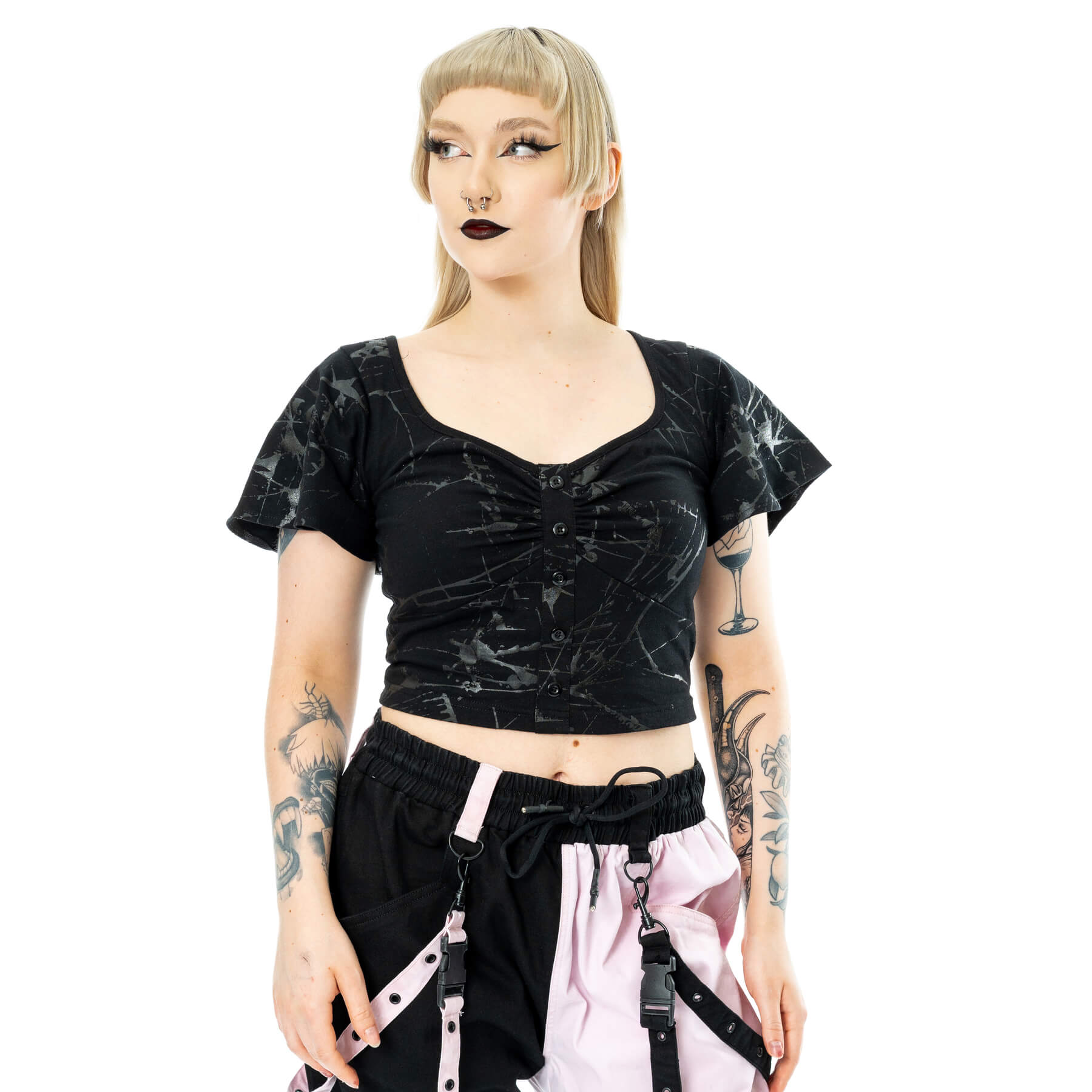 SHADOWGLASS TOP – BLACK