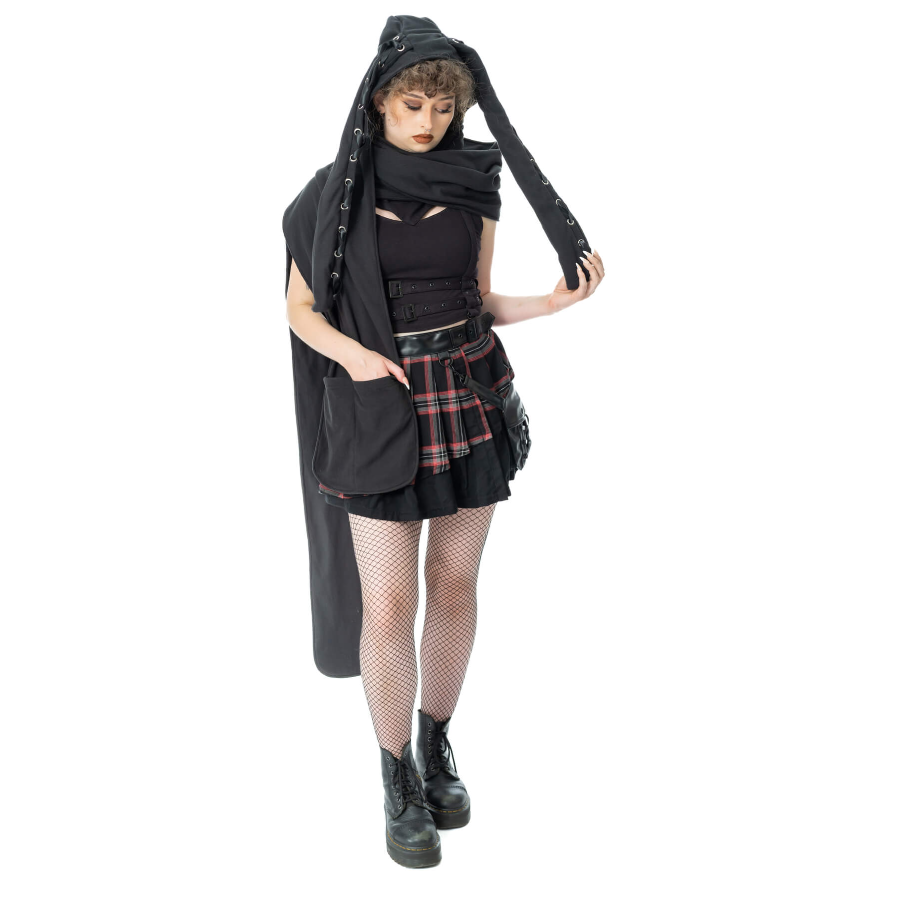 SKELLY BUNNY HAT – BLACK