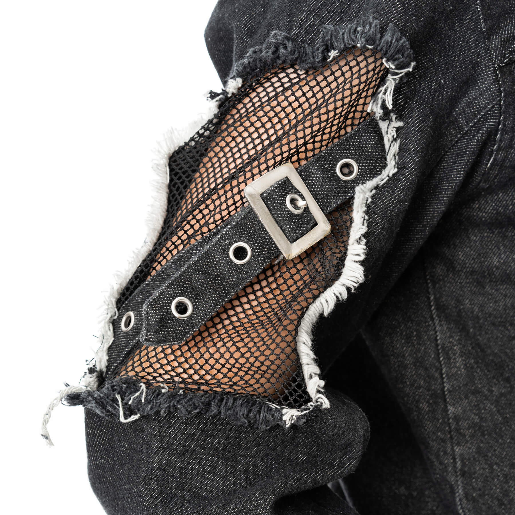 TATIANA JACKET – BLACK STONEWASH
