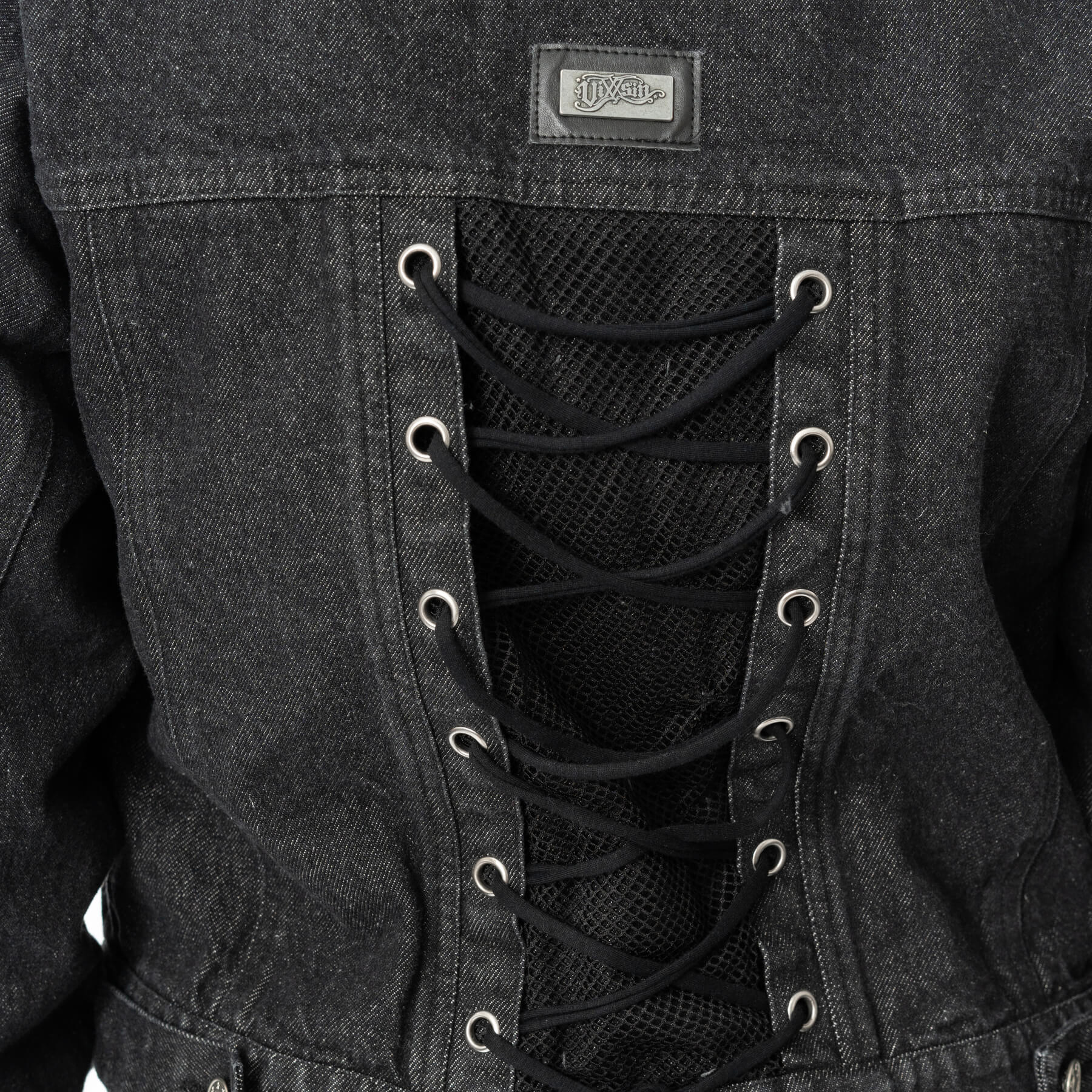 TATIANA JACKET – BLACK STONEWASH