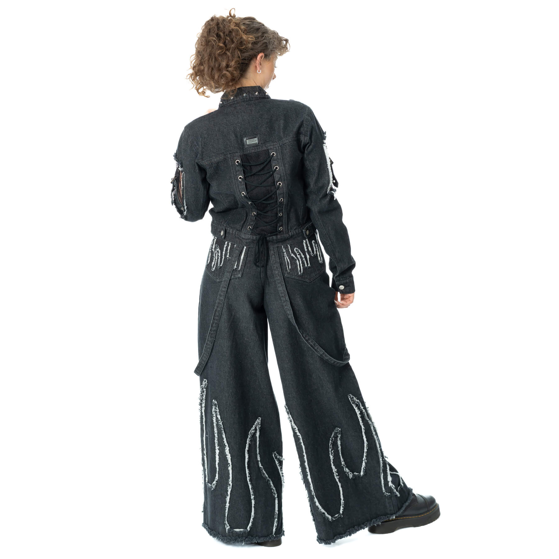 TATIANA JACKET – BLACK STONEWASH