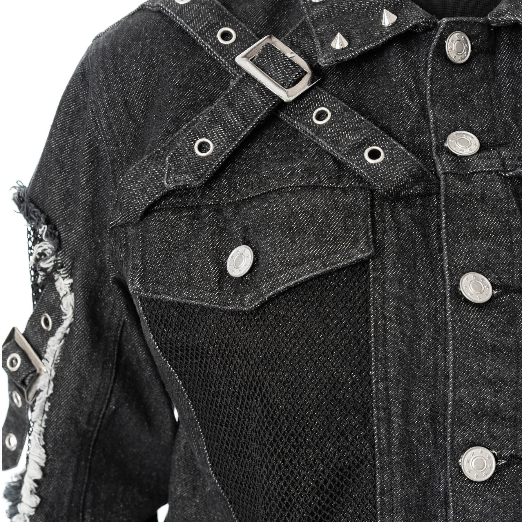 TATIANA JACKET – BLACK STONEWASH