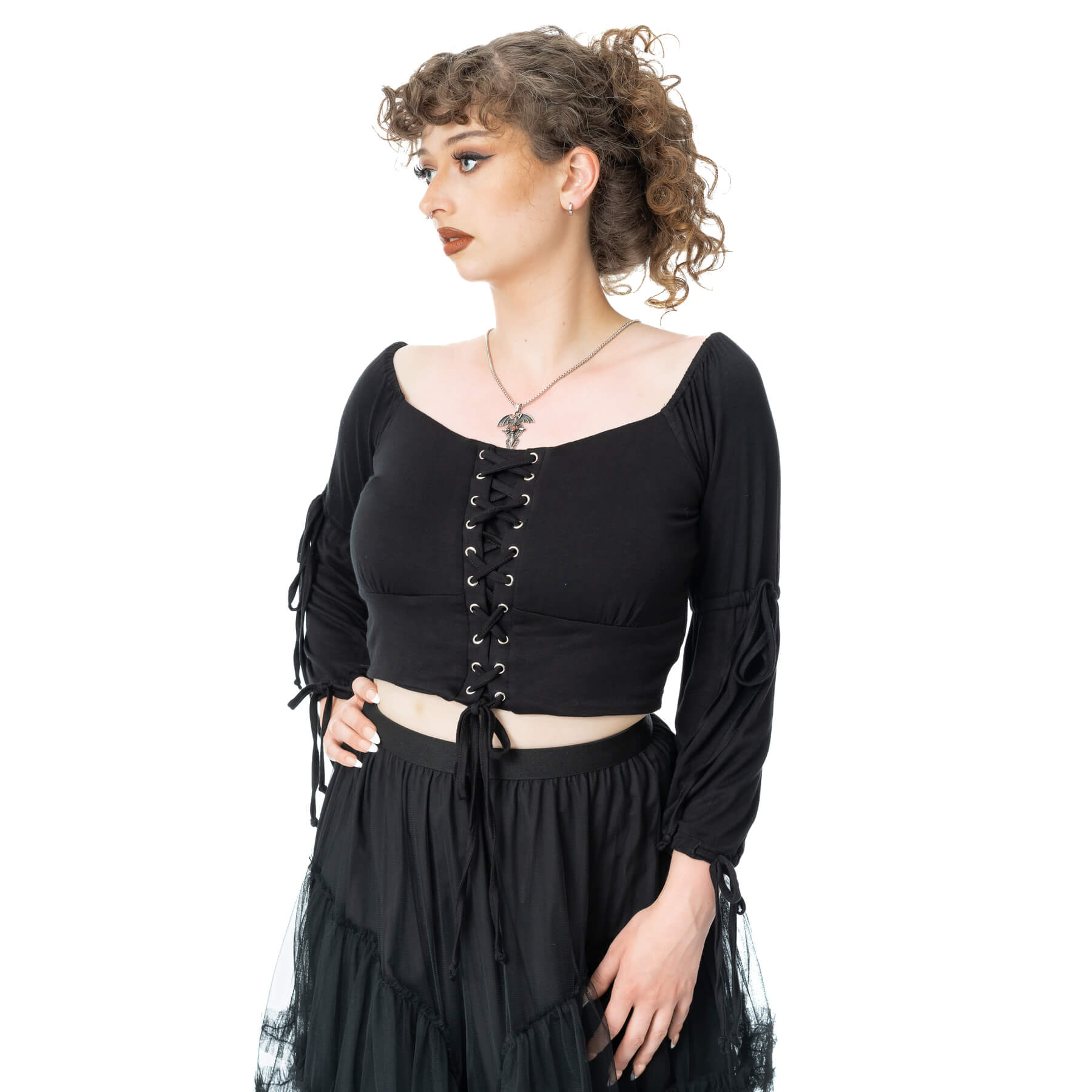 URIELA TOP – BLACK