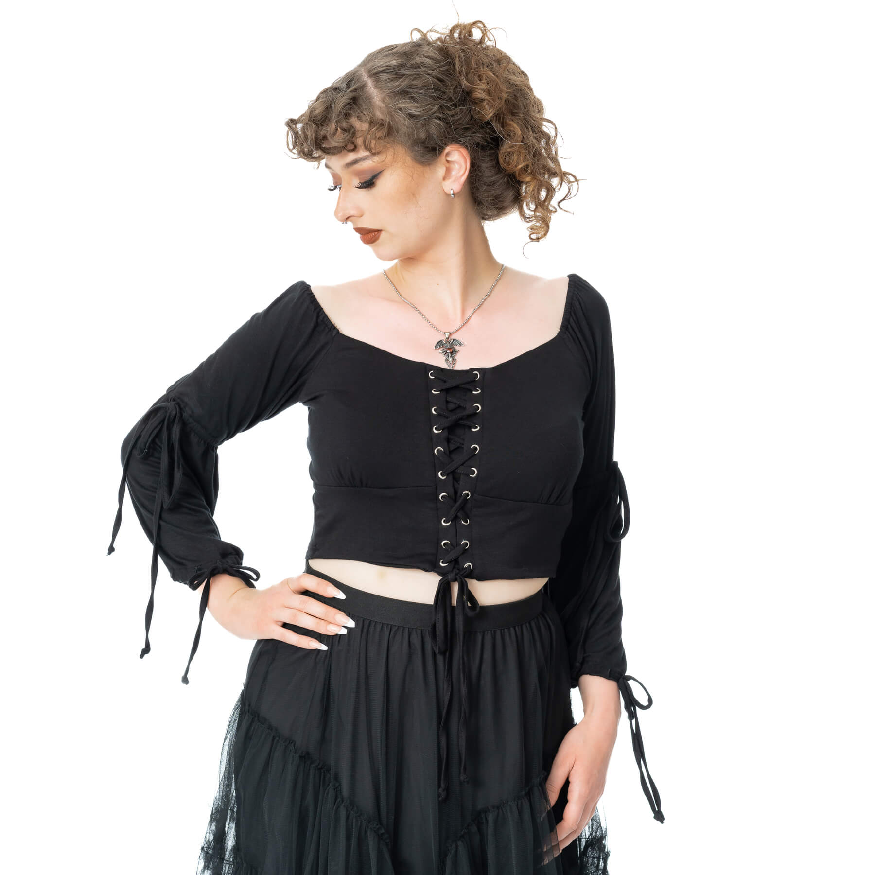 URIELA TOP – BLACK