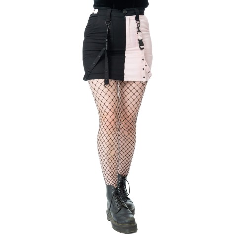 VEIL AND VOID SKIRT – BLACK/PINK VEIL AND VOID SKIRT – BLACK/PINK