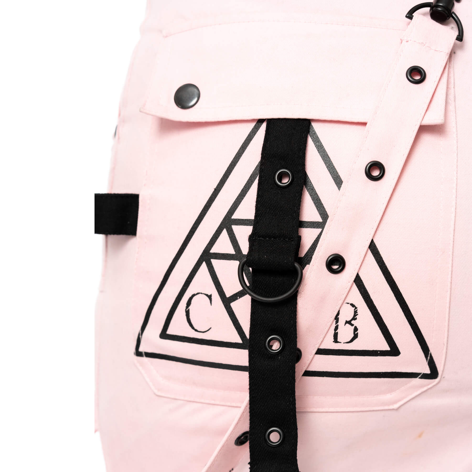 VEIL AND VOID SKIRT – BLACK/PINK