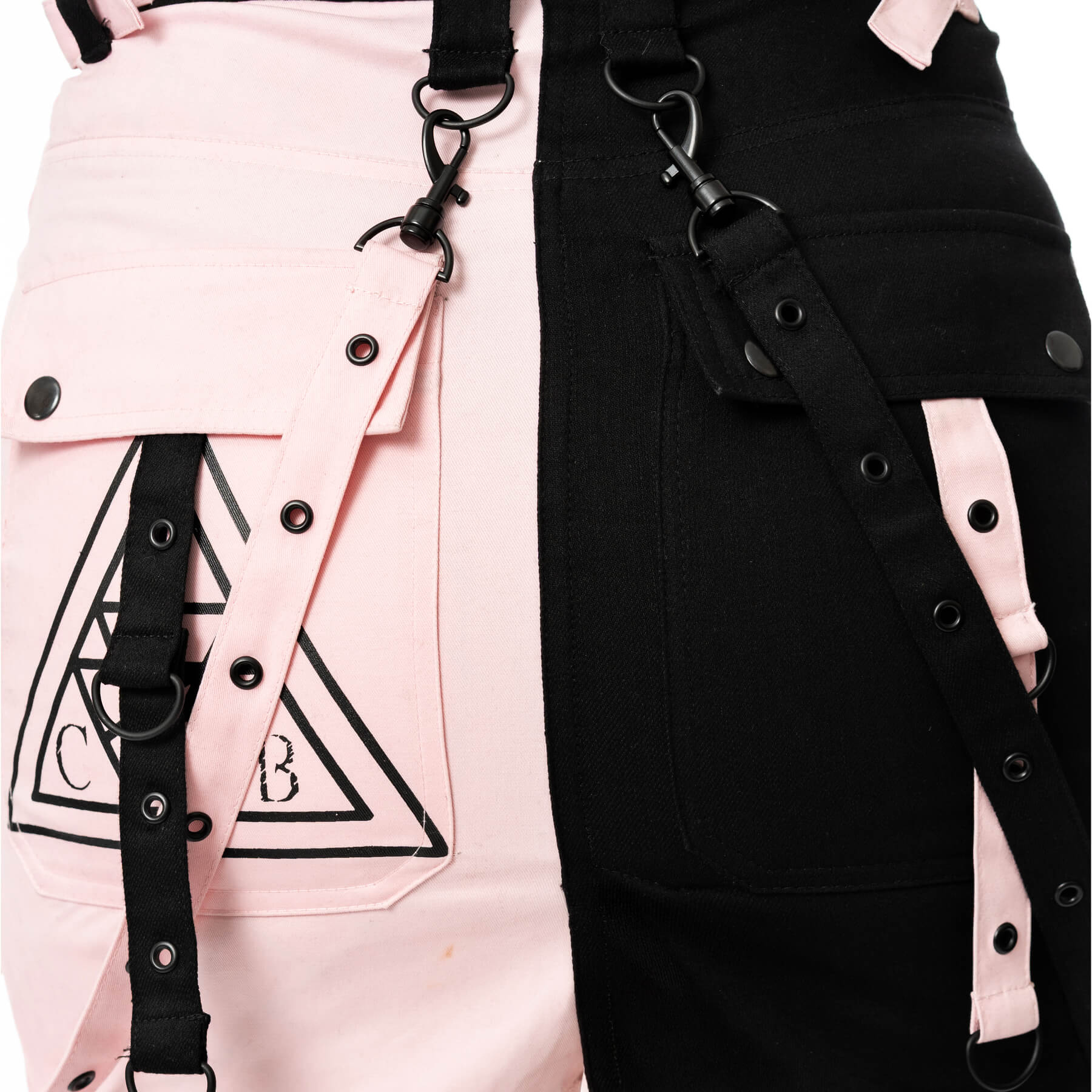 VEIL AND VOID SKIRT – BLACK/PINK