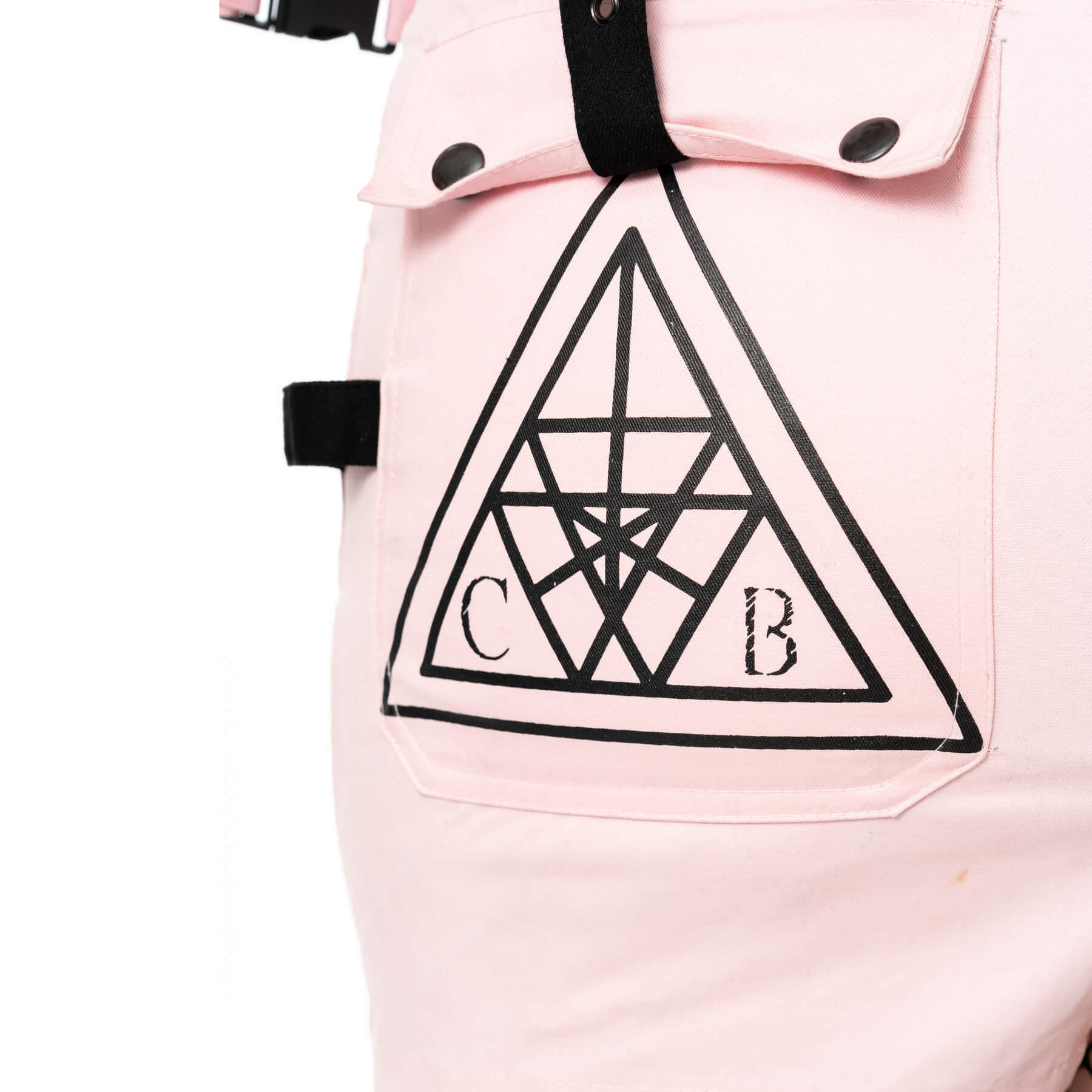 VEIL AND VOID SKIRT – BLACK/PINK