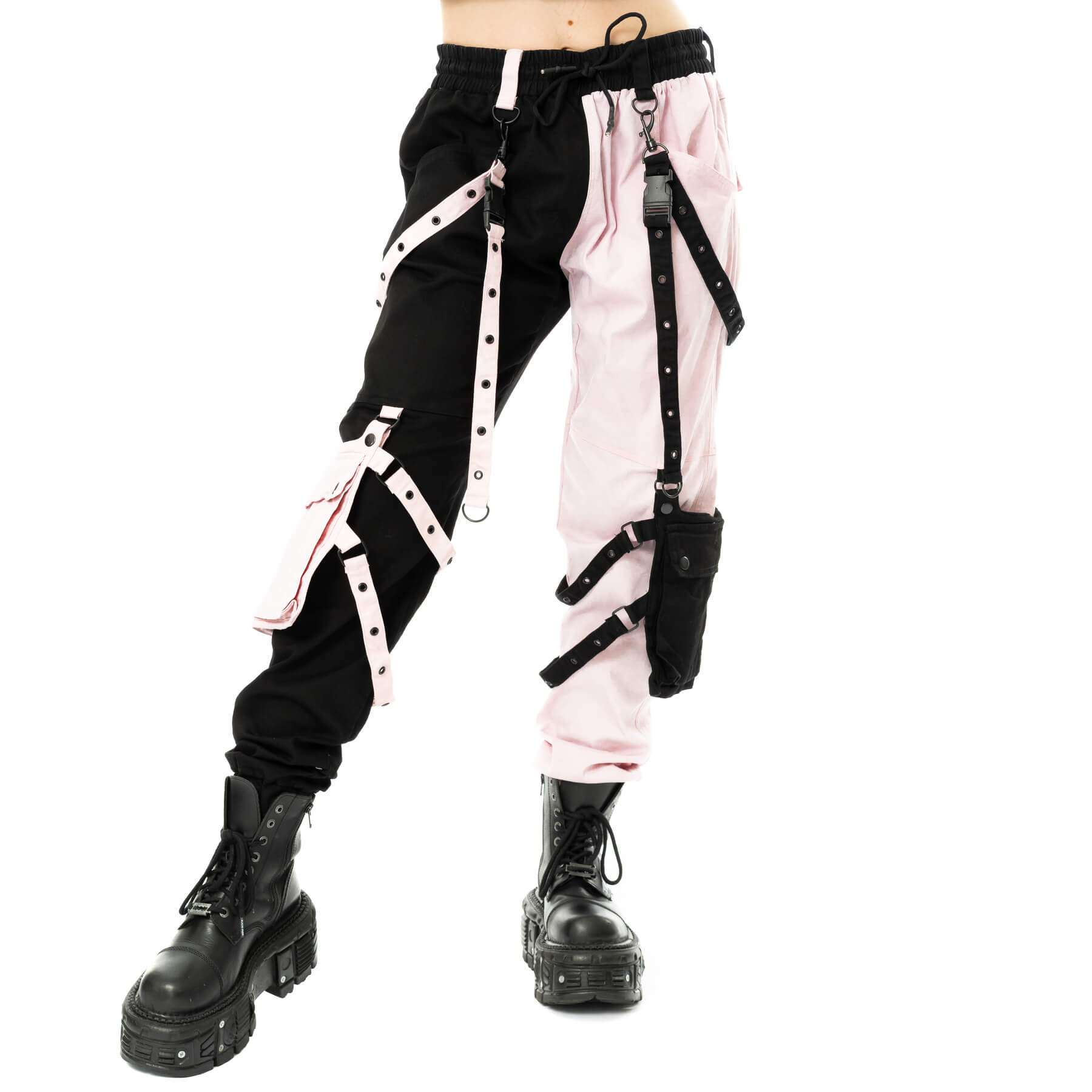 VOID AND VEIL PANTS – BLACK/PINK