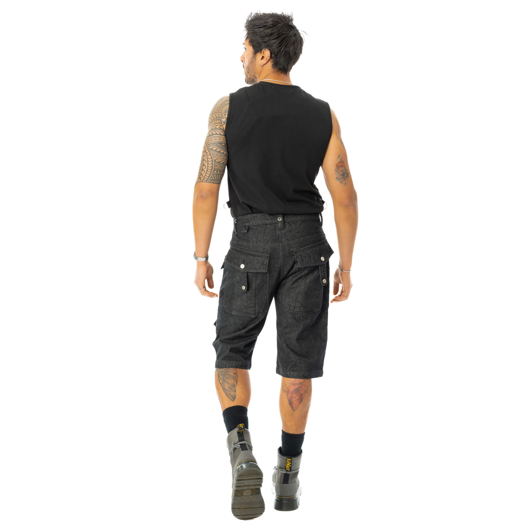 WHISTLER SHORTS – BLACK STONEWASH
