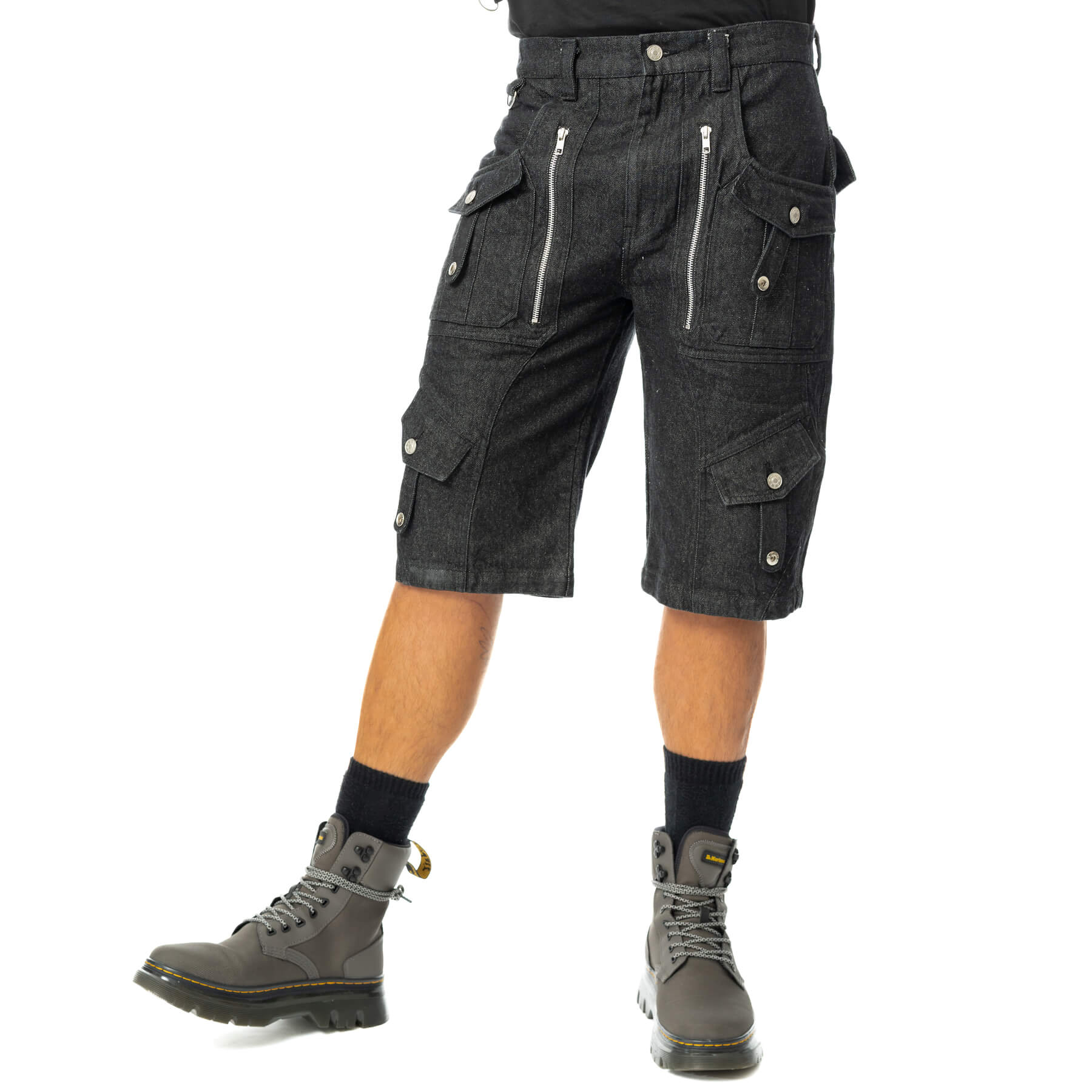 WHISTLER SHORTS – BLACK STONEWASH