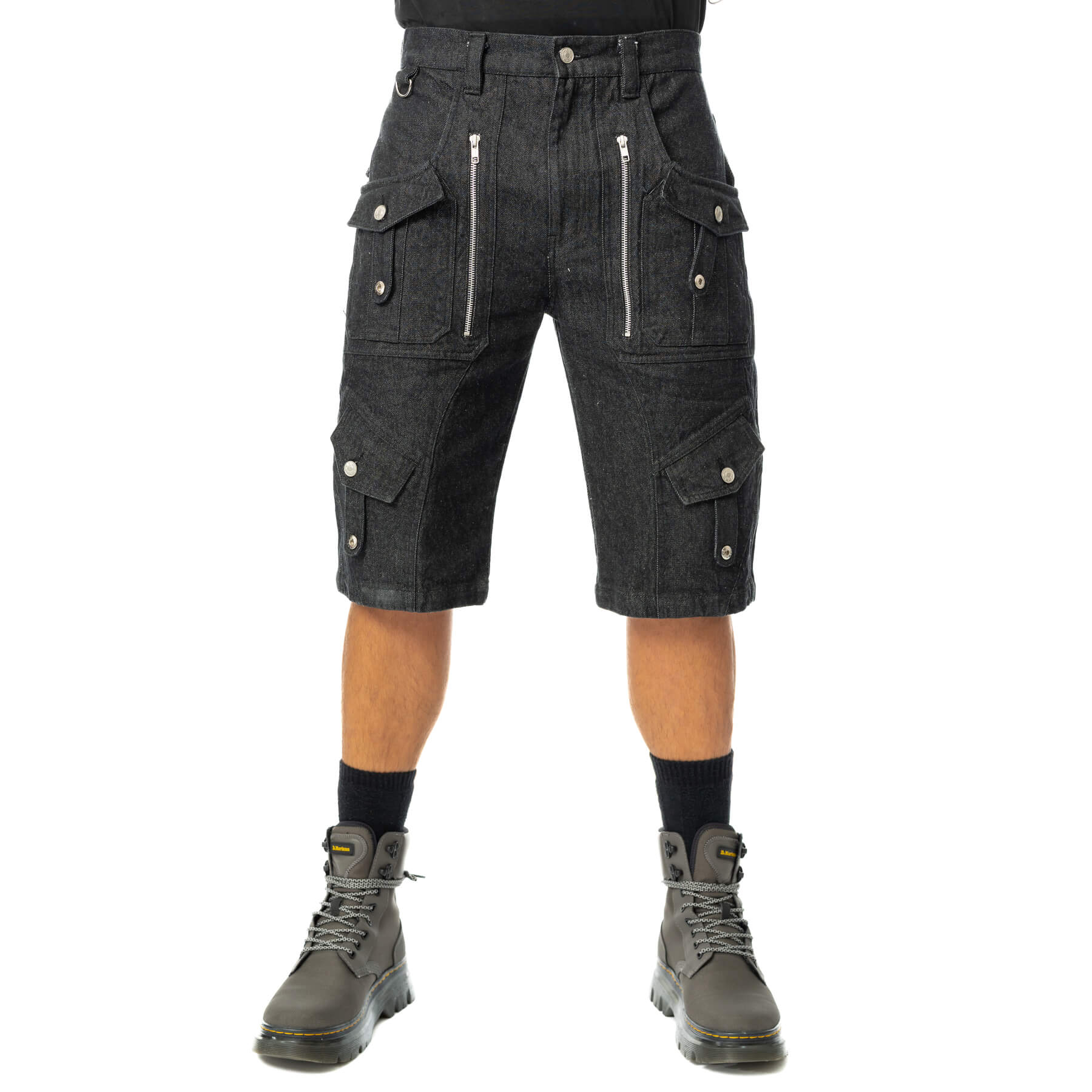 WHISTLER SHORTS – BLACK STONEWASH