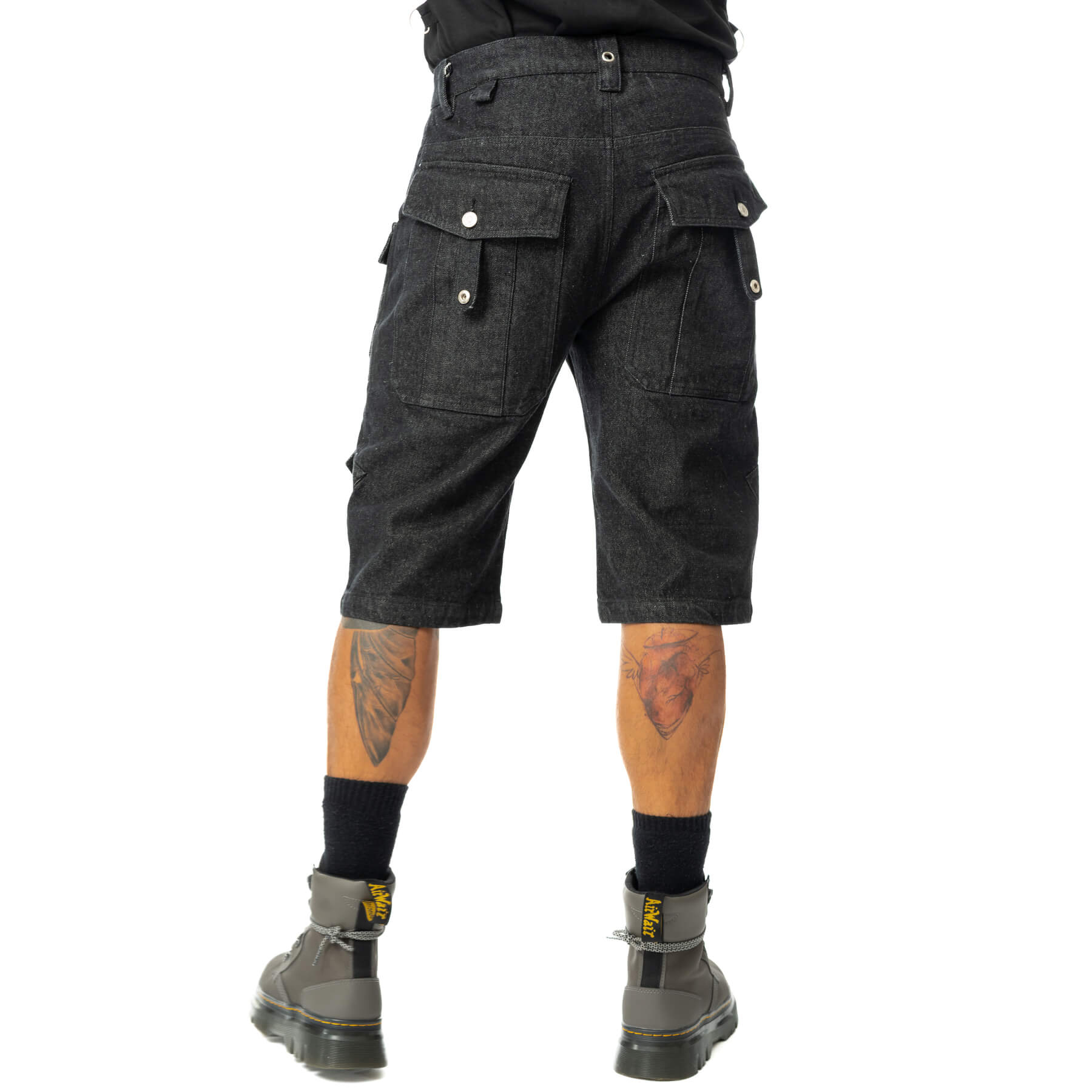 WHISTLER SHORTS – BLACK STONEWASH
