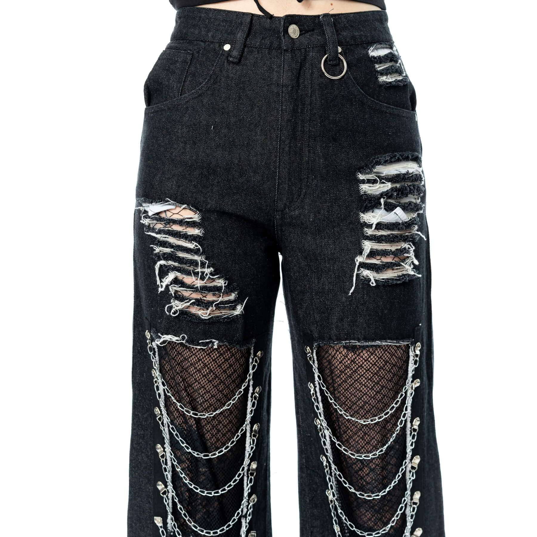 ZINNIA JEANS – BLACK STONEWASH